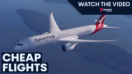 Qantas launches seven-day sale with flights from $99 | 7NEWS